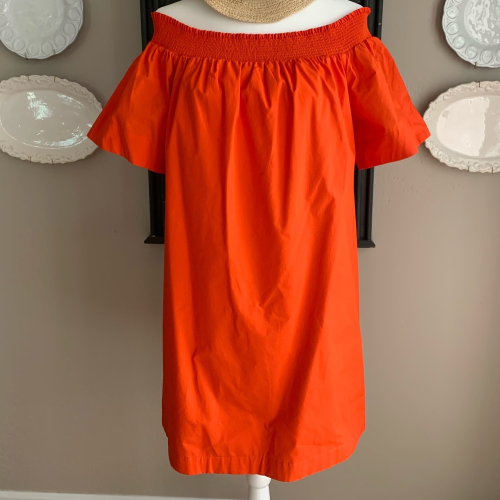 J.Crew cotton off the shoulder dress